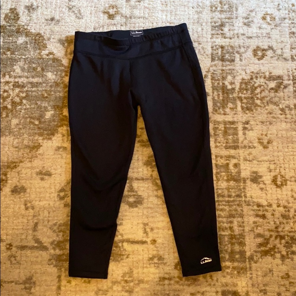 LL Bean Fleece Lined Leggings